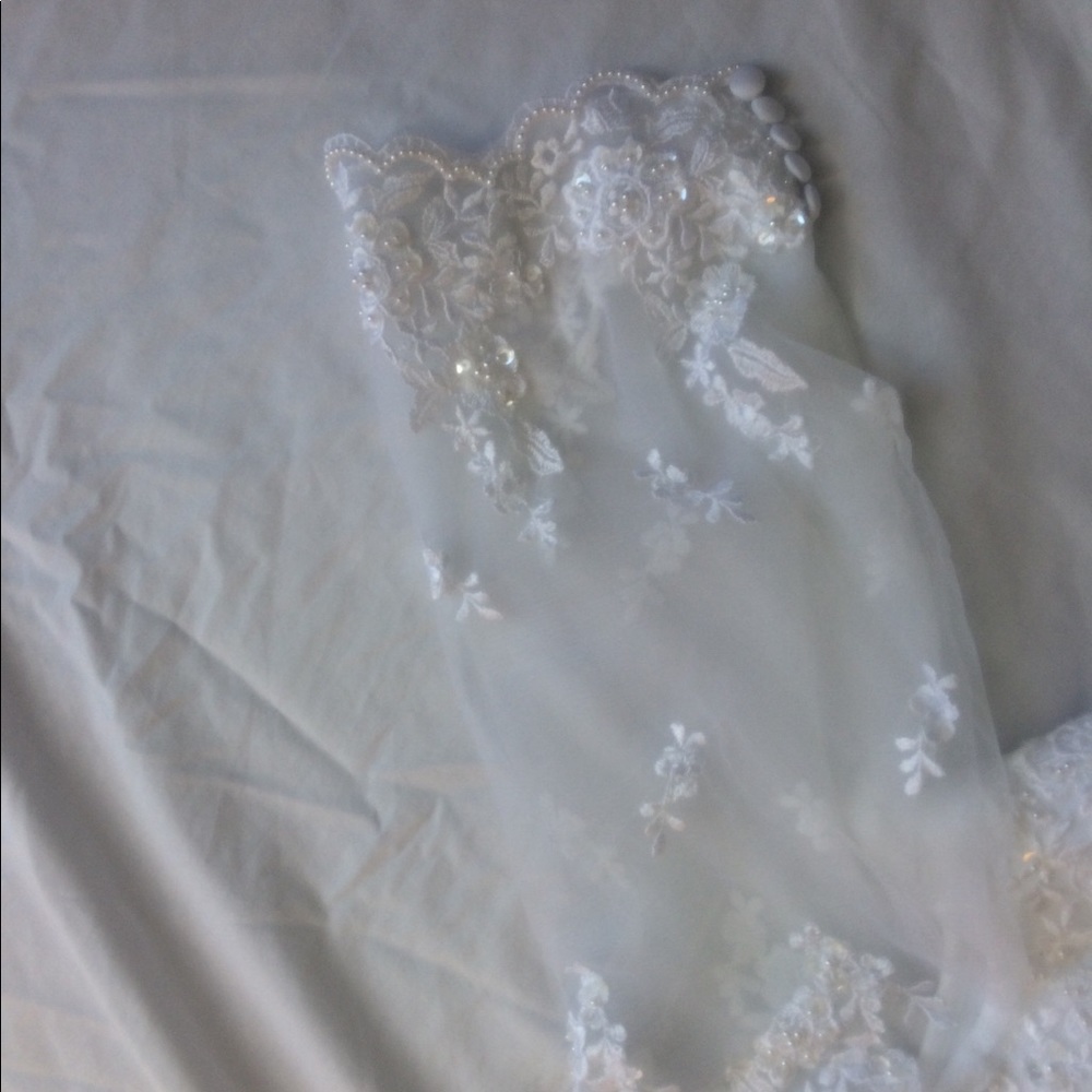 SALE! David’s Bridal wedding gown/dress size 20 - Picture 5 of 8